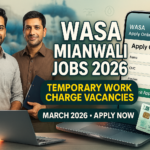 WASA Mianwali Jobs March 2026