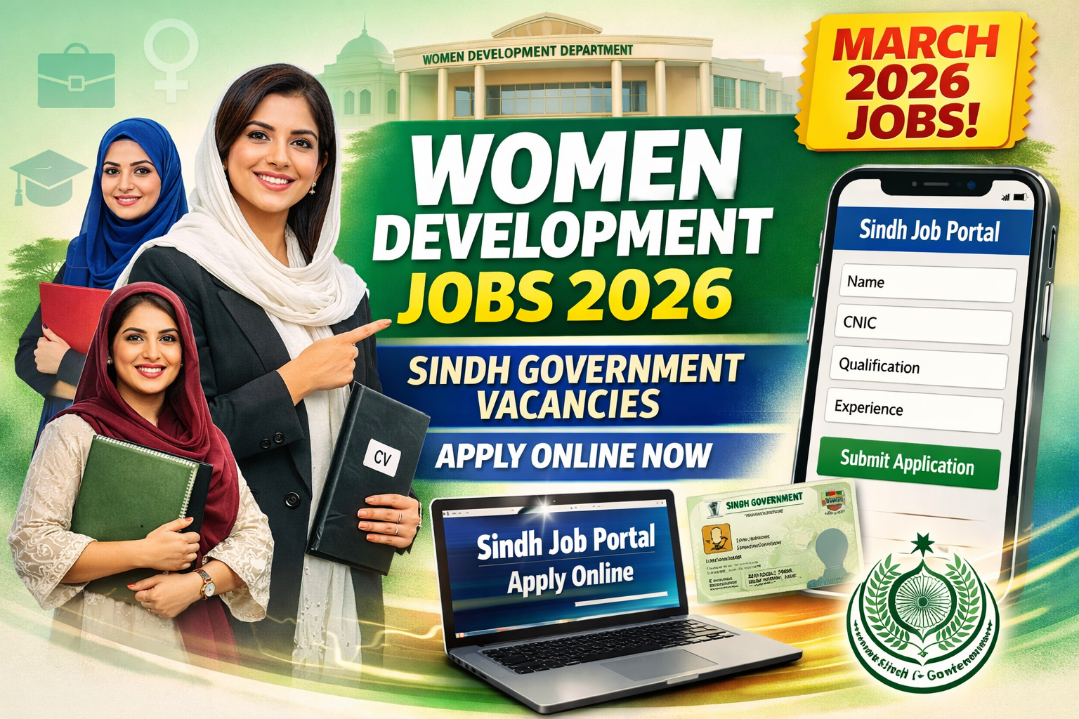 Women Development Department Jobs March 2026